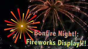 bonfire night 2021 fireworks display