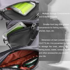 Fiblink waterproof sports single shoulder fishing tackle bag. Fly Fishing Sling Pack Sling Shoulder Bag With Fly Patch Multi Function
