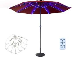 Hekation Patio Umbrella String Lights