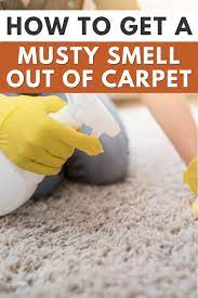 how to get a musty smell out of carpet