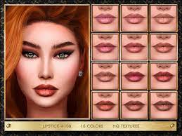 the sims resource lipstick 108