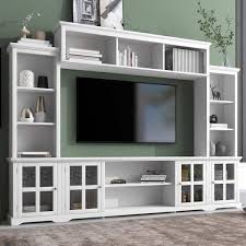 White Minimalism Style Tv Stand