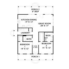 Cottage House Plan With Slab Foundation