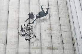 Auch die vermeintliche kritik an der kommerzialisierung entpuppte sich als eigentor. Banksy Werke Street Art In Deutschland Der Welt