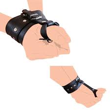Leather Hand Wrist to Thumbs Cuffs Bondage Belts BDSM Ankle Strap Toes Sex  Toys | eBay