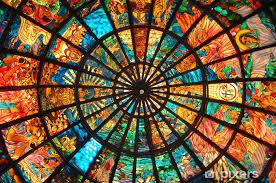Wall Mural Stained Glass Art Pixers Uk