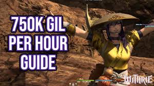 FFXIV 5.0 1361 750k Per Hour as a 21+ Miner Gil Guide (2019) - YouTube
