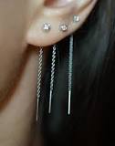 Image result for butterfly threader earrings
