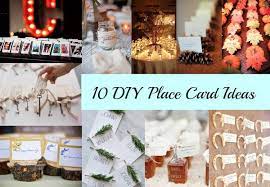 Share your creative thoughts with us in the comment section below! 10 Diy Place Card Ideas Rustic Wedding Chic