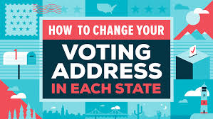 how to change your voting address in