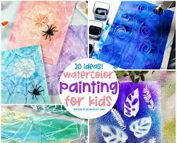 Easy Watercolor Painting For Kids
