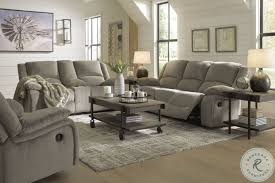 draycoll pewter power reclining sofa