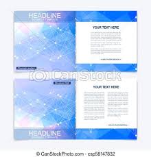 Templates For Square Brochure Leaflet Cover Presentation Business Science Technology Design Book Layout Scientific Molecule Background