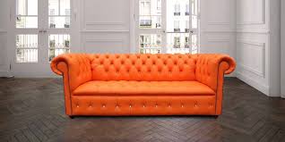 Tusindvis af nye billeder af høj kvalitet tilføjes hver dag. Bright Orange Leather Chesterfield Crystallized Diamond Sofa Designersofas4u