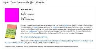 Take This Alpha And Beta Personality Test And Tell Me What