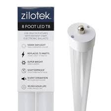 Zilotek 75w Equivalent 96 T8 Daylight Led Light Bulb 2 Pack At Menards