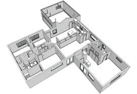 3d Cad Model Of House Using Iphone