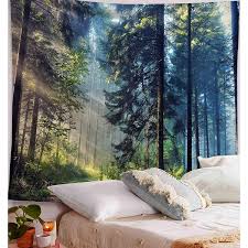 Currently, you can install tapestries either to a wall or ceiling to enjoy. Ceiling Tapestry Wayfair