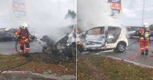 Terkini laporan mengenai kemalangan yang dilaporkan sebelum ini. Kereta Terbakar Lokasi Sama Kemalangan Maut Malay News Malaysian Newspapers From Kuala Lumpur