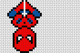 Pokemon squirtle pixel art from brikbook.com #pokemon #squirtle #nintendo… Minecraft Spider Pixel Art Spiderman Facile Png Download 880x581 6977537 Png Image Pngjoy