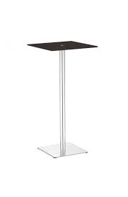 Square Glass Bar Table Modern