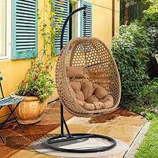 Egg Chair With Stand Hanging Swing