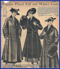 Fall Winter Coat Womens Fall 1910s