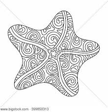 Do you know what color the octopus is? Starfish Coloring Vector Photo Free Trial Bigstock