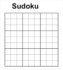 Prinable Sudoku Templates 15 Free Word Pdf Documents