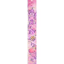 Cota Pretty Princess With Castle On Abaca Board Personalized Growth Chart