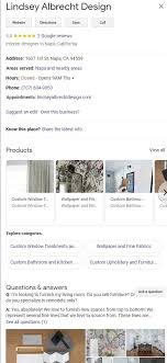 google business profiles for interior