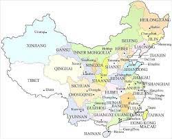 map of mainland china hong kong and