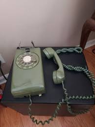 Vintage Itt Rotary Dial Wall Phone