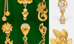 earrings designs in grt jewellers