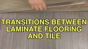 between laminate flooring and tile tips