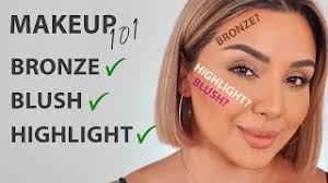 makeup 101 bronzer blush and