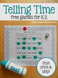 telling time games for k 2 the