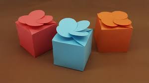 how to make a paper gift box easy with