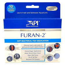 Api Furan 2 Anti Bacterial Fish Medication Powder 10 Pack Your