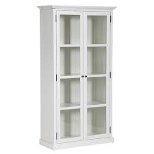 White Hamptons 2 Door Display Cabinet