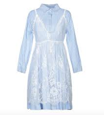 Blue Lace Dress Moods Boutique