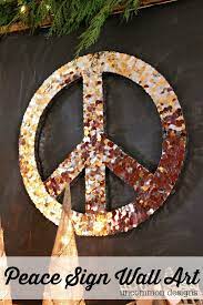Peace Sign Wall Art For