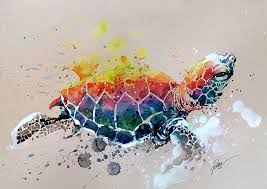 Colorful Watercolor Paintings Of Animals