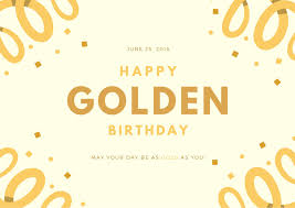 Golden birthday age 15 sunshine happy face with balloons in clouds card. Page 5 Free Custom Printable Birthday Card Templates Canva