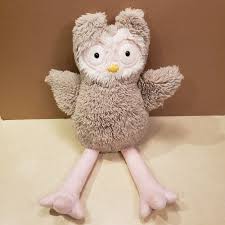 pottery barn kids owl plush stuffed toy