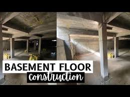 Basement Floor Construction How To