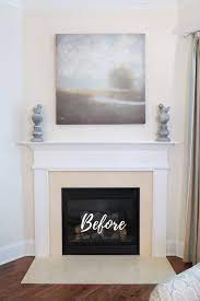 Tile Over A Marble Fireplace Surround