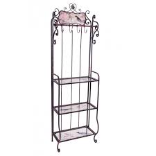 3 tier bathroom shelving unit with