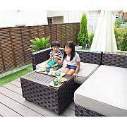 コストコ 玄関 入り口 ソファ 屋外家具 ウッドデッキ などのインテリア実例 2016 05 31 18 52 09 roomclip ルームクリップ 屋外ソファ 部屋 インテリア バルコニーのデザイン