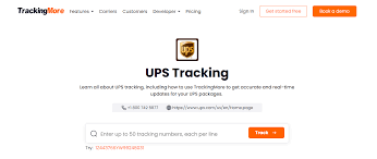 ups tracking ups tracker trackingmore